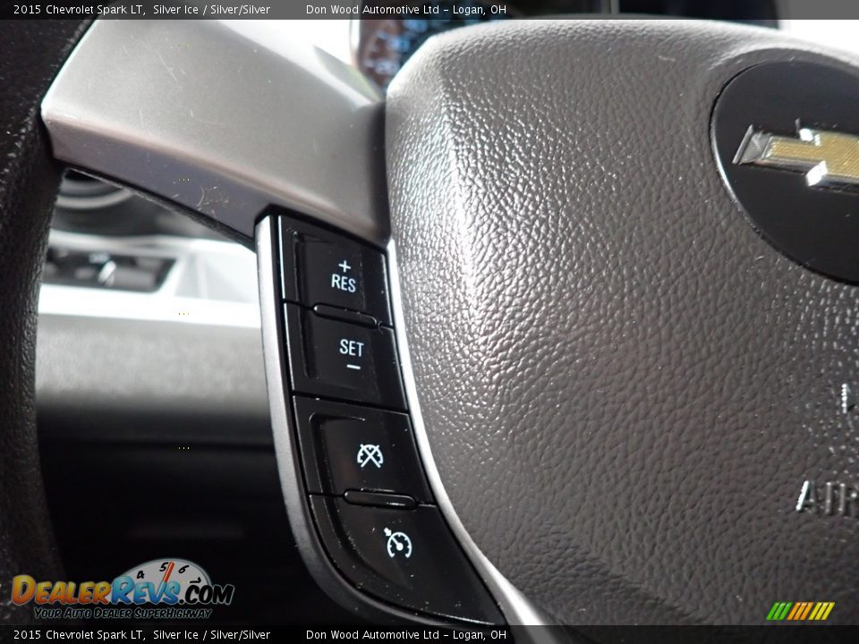 2015 Chevrolet Spark LT Silver Ice / Silver/Silver Photo #34