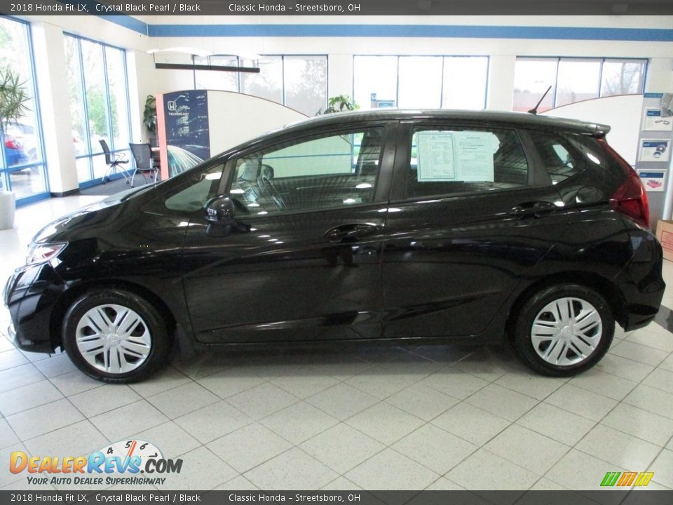 2018 Honda Fit LX Crystal Black Pearl / Black Photo #10