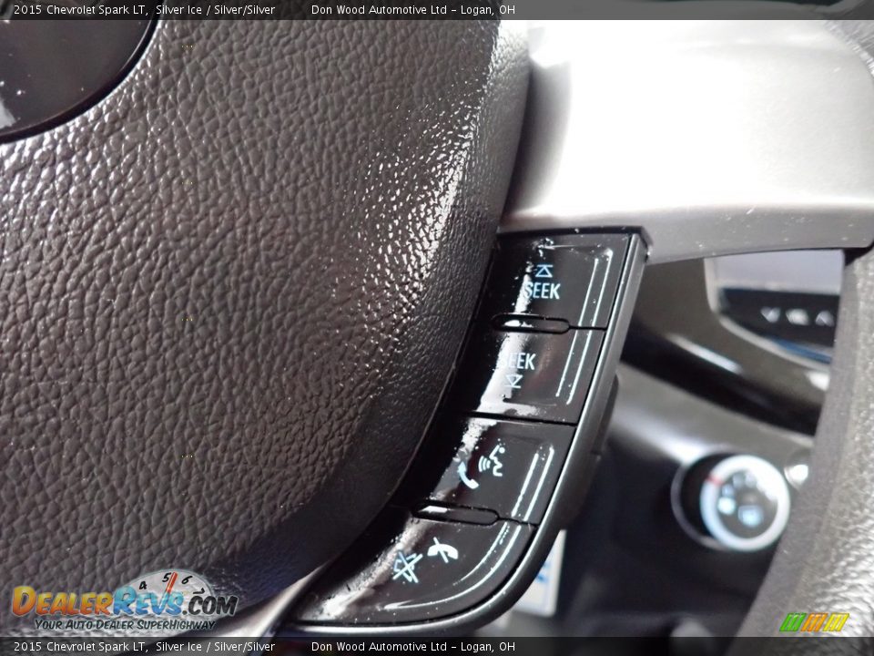 2015 Chevrolet Spark LT Silver Ice / Silver/Silver Photo #35