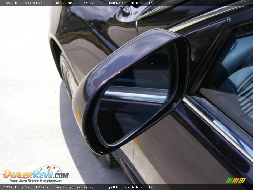 1999 Honda Accord EX Sedan Black Currant Pearl / Gray Photo #13