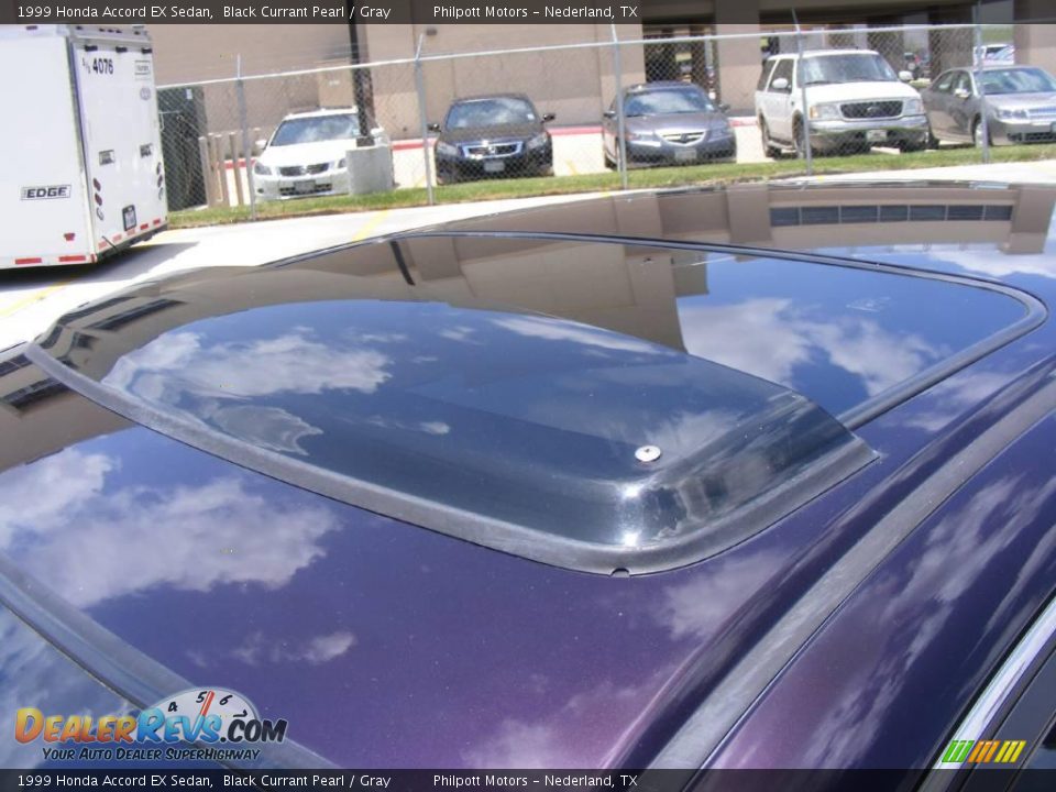 1999 Honda Accord EX Sedan Black Currant Pearl / Gray Photo #14