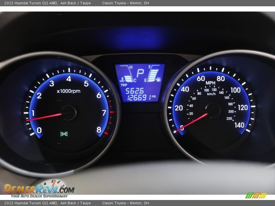 2013 Hyundai Tucson GLS AWD Ash Black / Taupe Photo #8