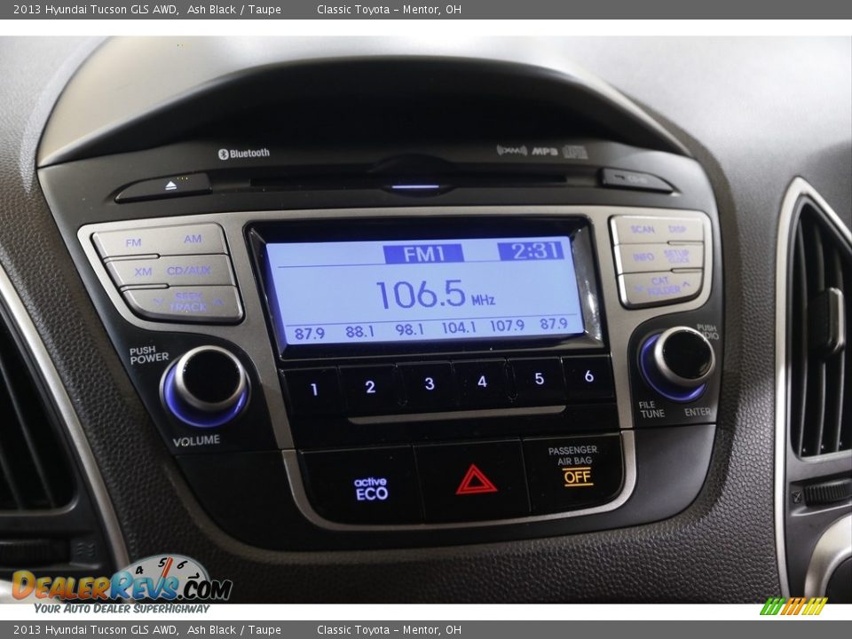 2013 Hyundai Tucson GLS AWD Ash Black / Taupe Photo #10