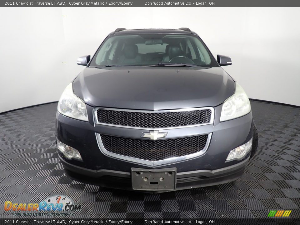 2011 Chevrolet Traverse LT AWD Cyber Gray Metallic / Ebony/Ebony Photo #5
