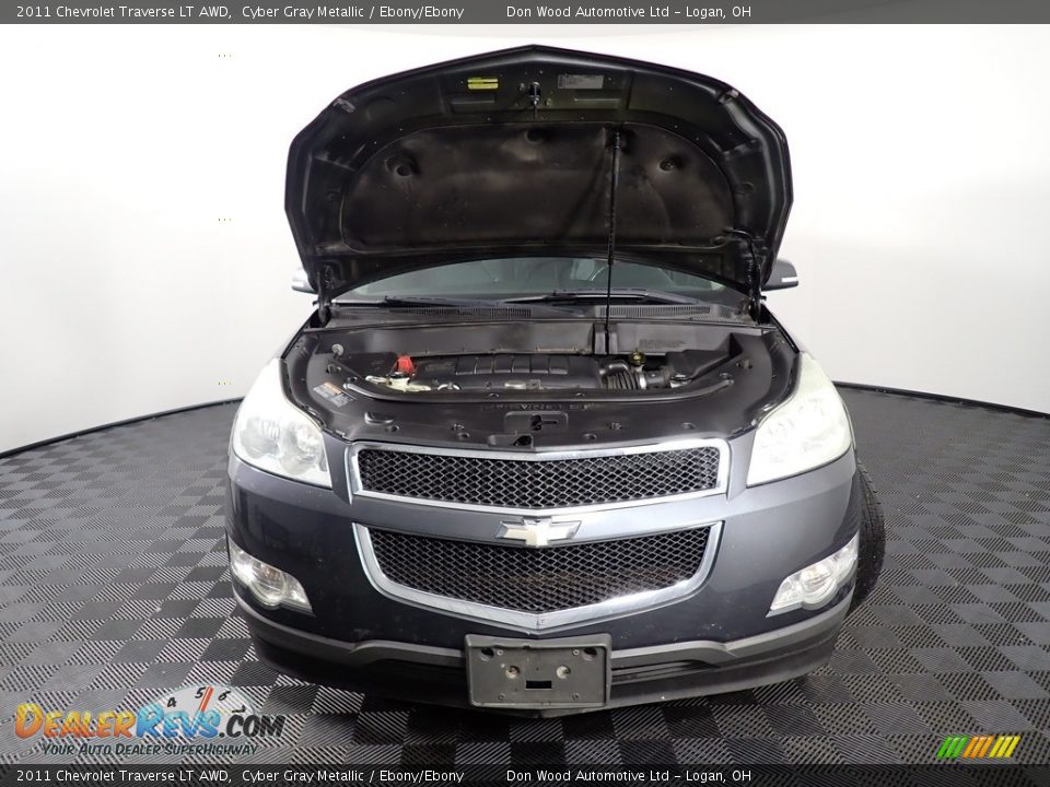 2011 Chevrolet Traverse LT AWD Cyber Gray Metallic / Ebony/Ebony Photo #6