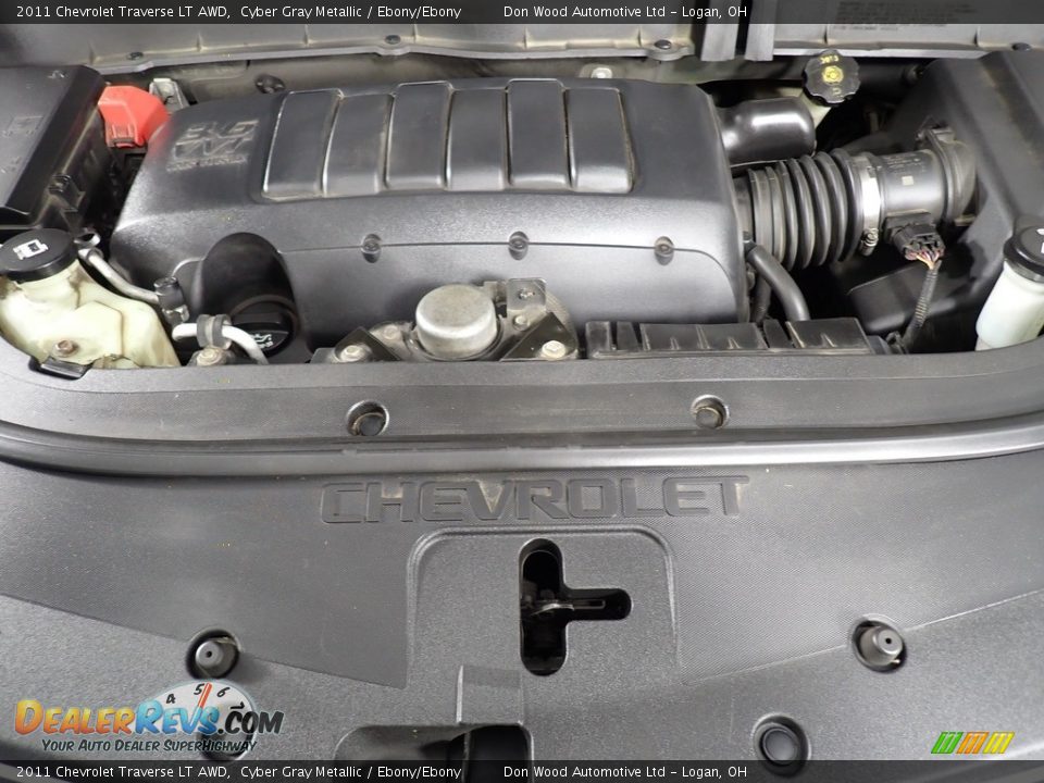 2011 Chevrolet Traverse LT AWD Cyber Gray Metallic / Ebony/Ebony Photo #7