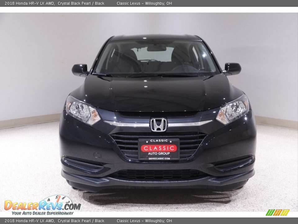 2018 Honda HR-V LX AWD Crystal Black Pearl / Black Photo #2