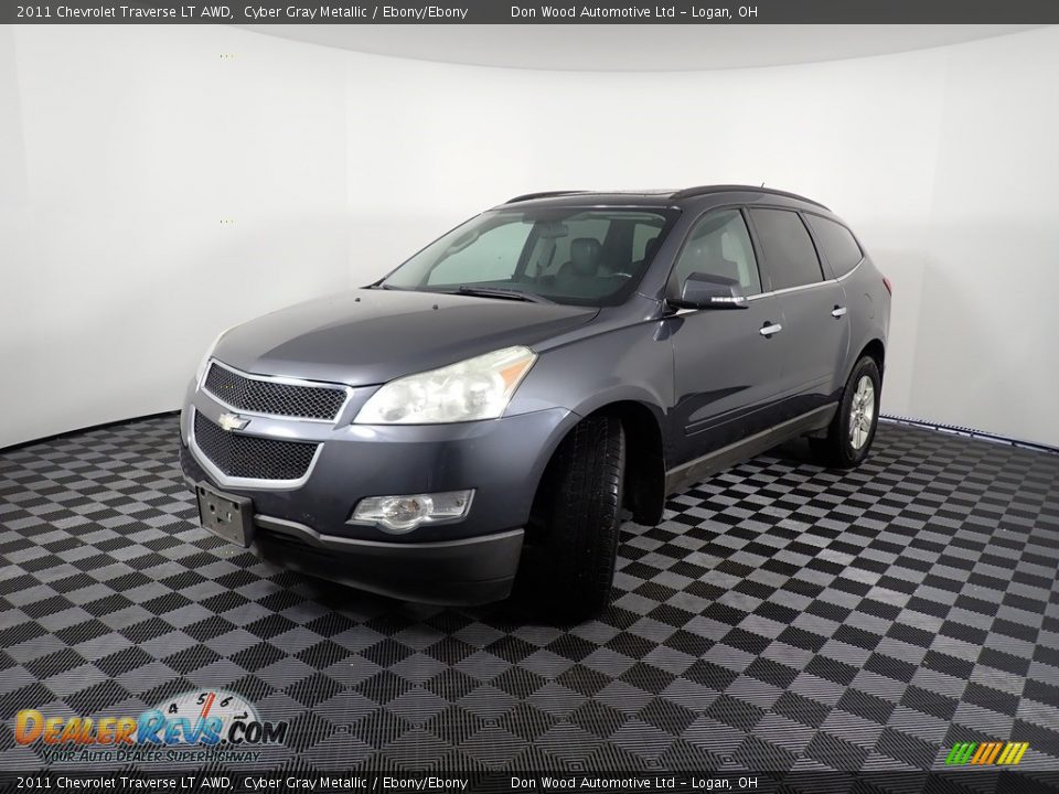 2011 Chevrolet Traverse LT AWD Cyber Gray Metallic / Ebony/Ebony Photo #8
