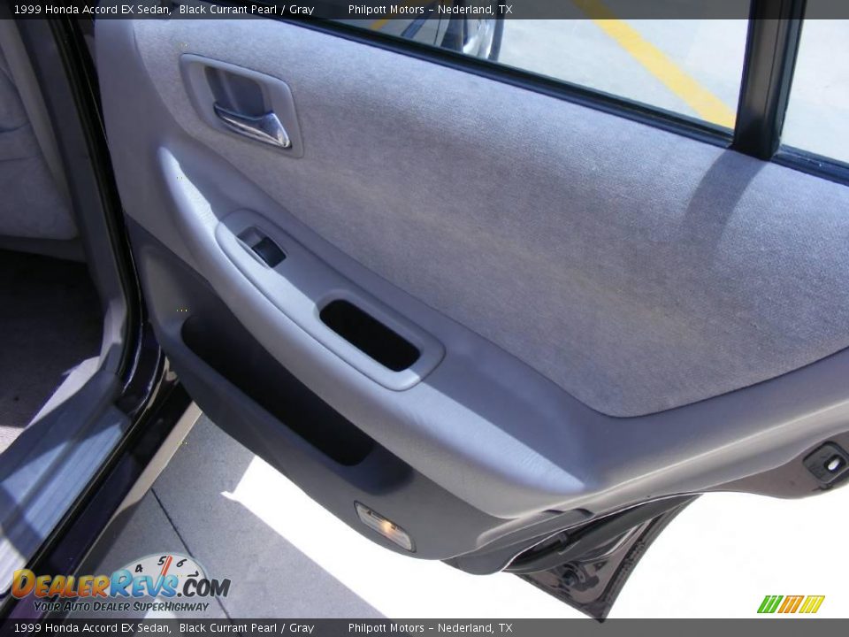 1999 Honda Accord EX Sedan Black Currant Pearl / Gray Photo #21