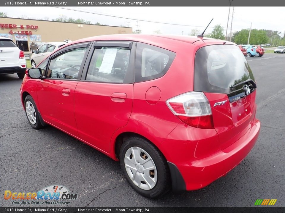 2013 Honda Fit Milano Red / Gray Photo #2