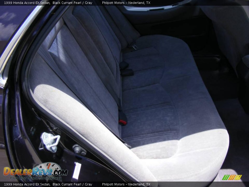 1999 Honda Accord EX Sedan Black Currant Pearl / Gray Photo #22