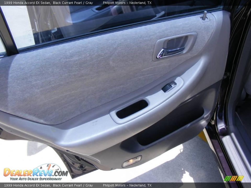 1999 Honda Accord EX Sedan Black Currant Pearl / Gray Photo #24