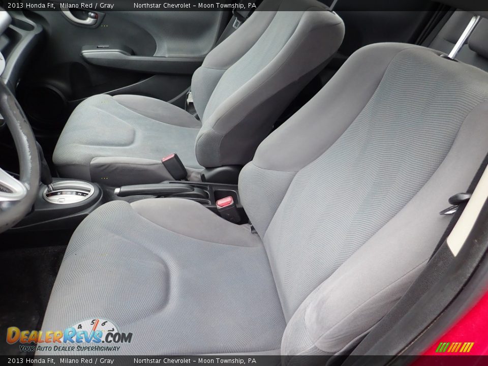 2013 Honda Fit Milano Red / Gray Photo #8