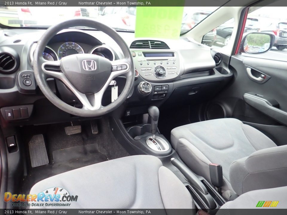 2013 Honda Fit Milano Red / Gray Photo #10