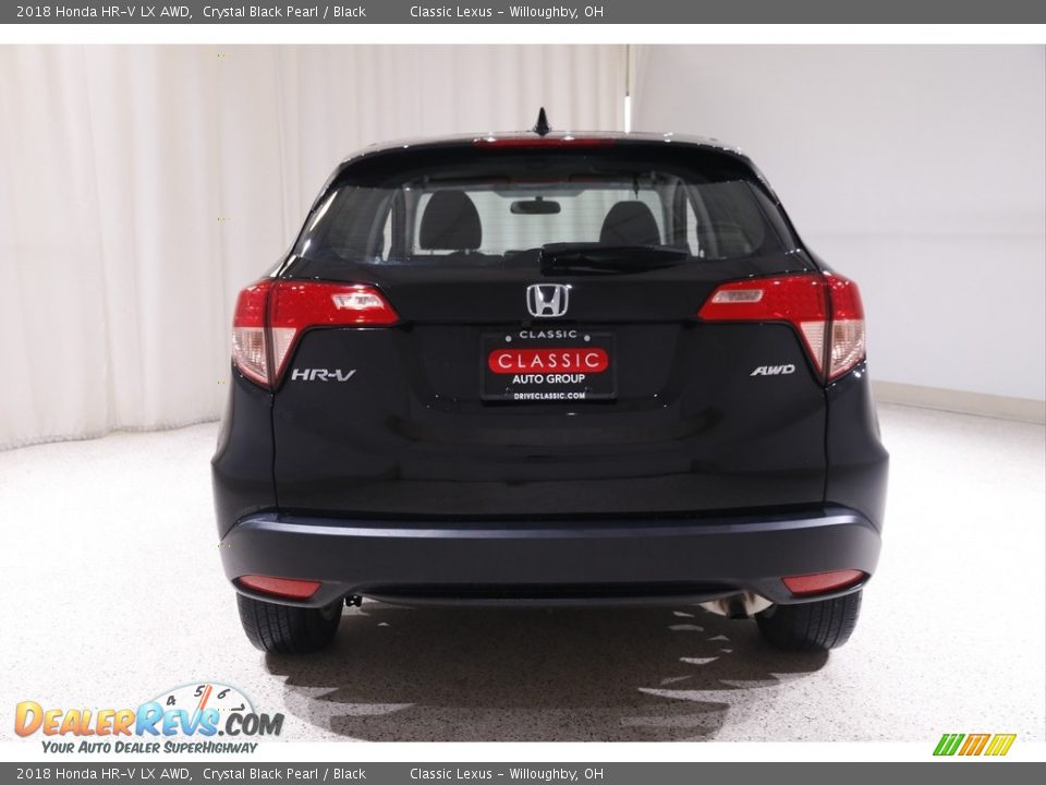 2018 Honda HR-V LX AWD Crystal Black Pearl / Black Photo #17