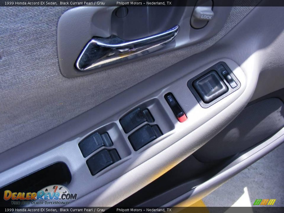 1999 Honda Accord EX Sedan Black Currant Pearl / Gray Photo #27