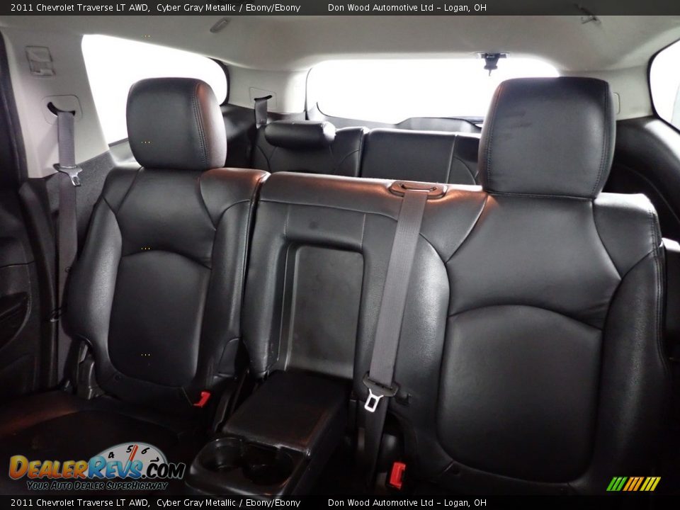 2011 Chevrolet Traverse LT AWD Cyber Gray Metallic / Ebony/Ebony Photo #24