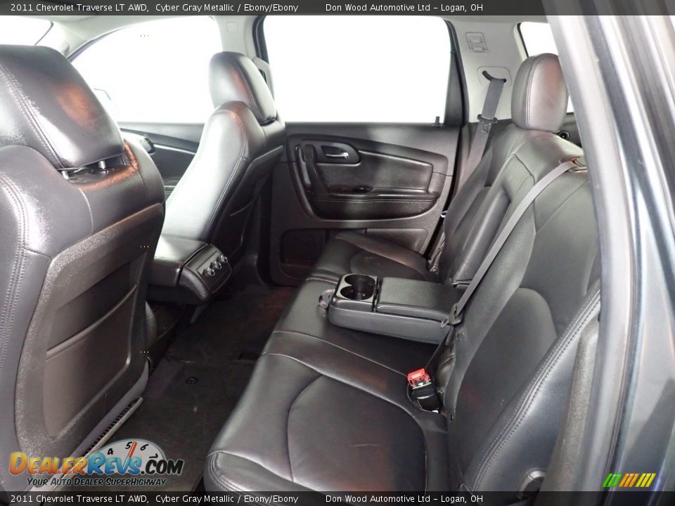 2011 Chevrolet Traverse LT AWD Cyber Gray Metallic / Ebony/Ebony Photo #26