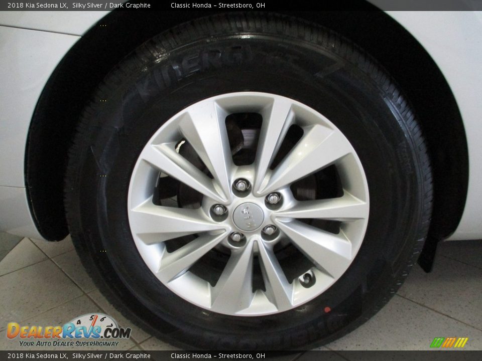2018 Kia Sedona LX Silky Silver / Dark Graphite Photo #6
