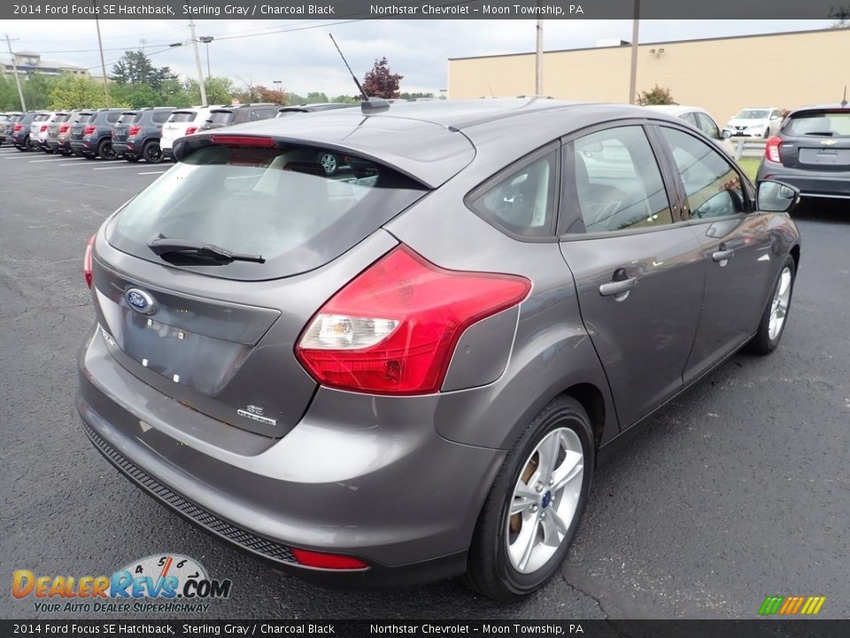 2014 Ford Focus SE Hatchback Sterling Gray / Charcoal Black Photo #4