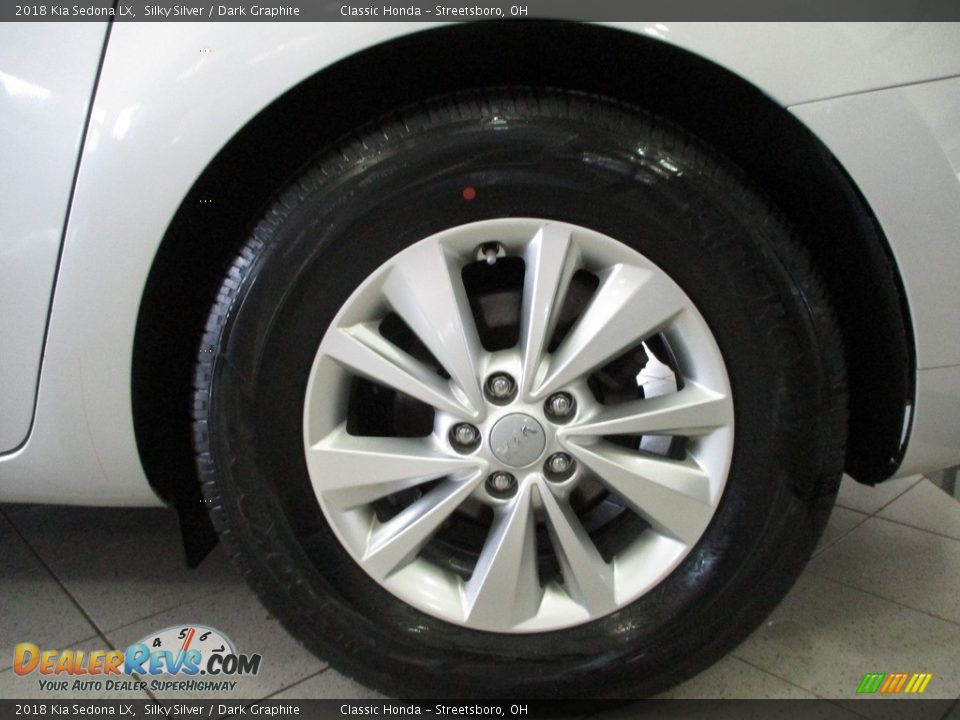 2018 Kia Sedona LX Silky Silver / Dark Graphite Photo #9