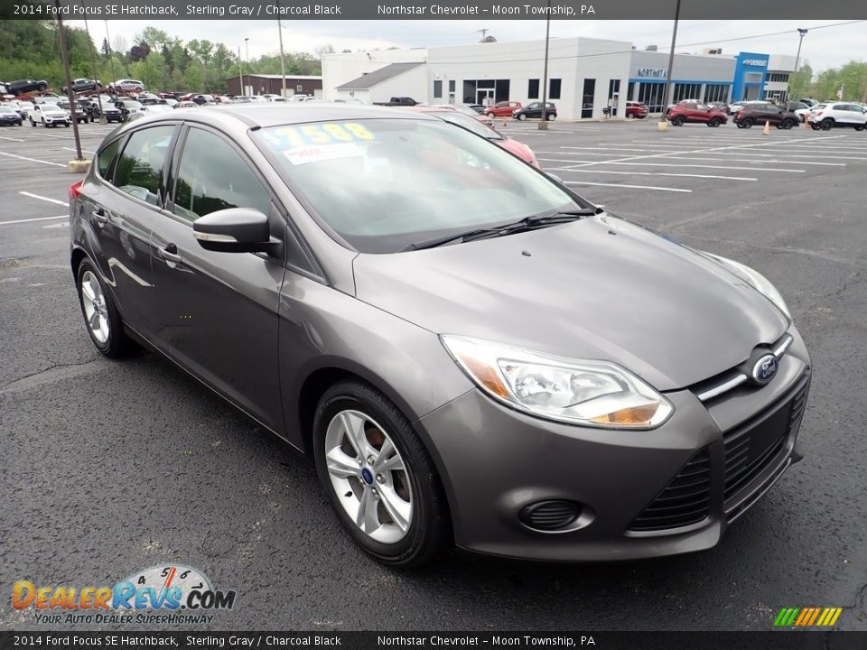 2014 Ford Focus SE Hatchback Sterling Gray / Charcoal Black Photo #5