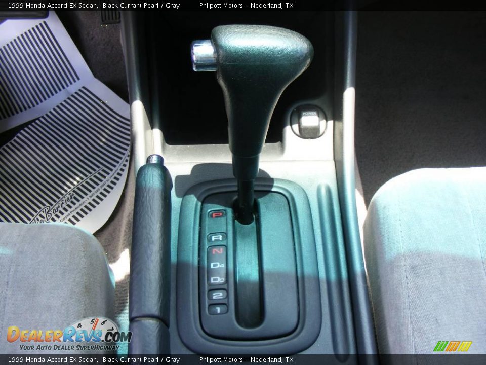 1999 Honda Accord EX Sedan Black Currant Pearl / Gray Photo #31