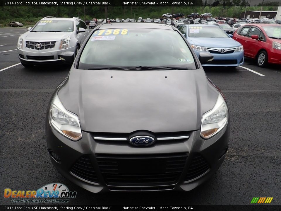 2014 Ford Focus SE Hatchback Sterling Gray / Charcoal Black Photo #6