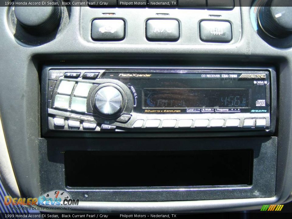 1999 Honda Accord EX Sedan Black Currant Pearl / Gray Photo #33