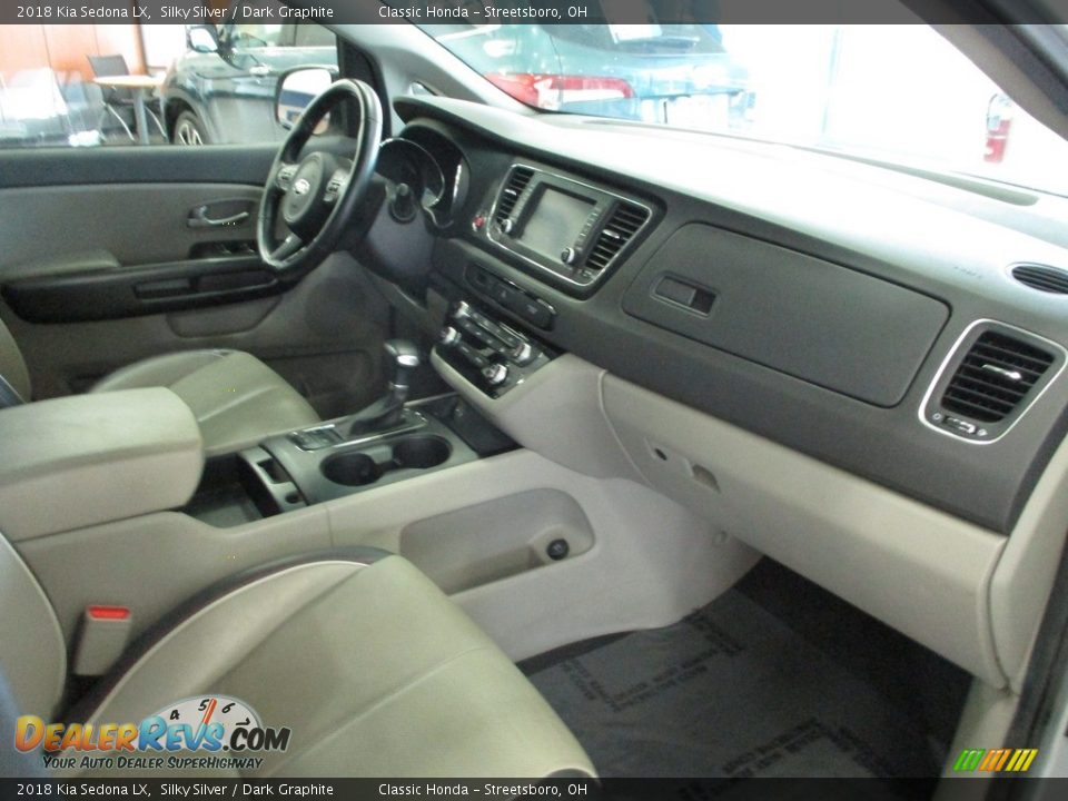 2018 Kia Sedona LX Silky Silver / Dark Graphite Photo #18
