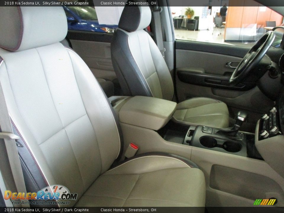 2018 Kia Sedona LX Silky Silver / Dark Graphite Photo #19