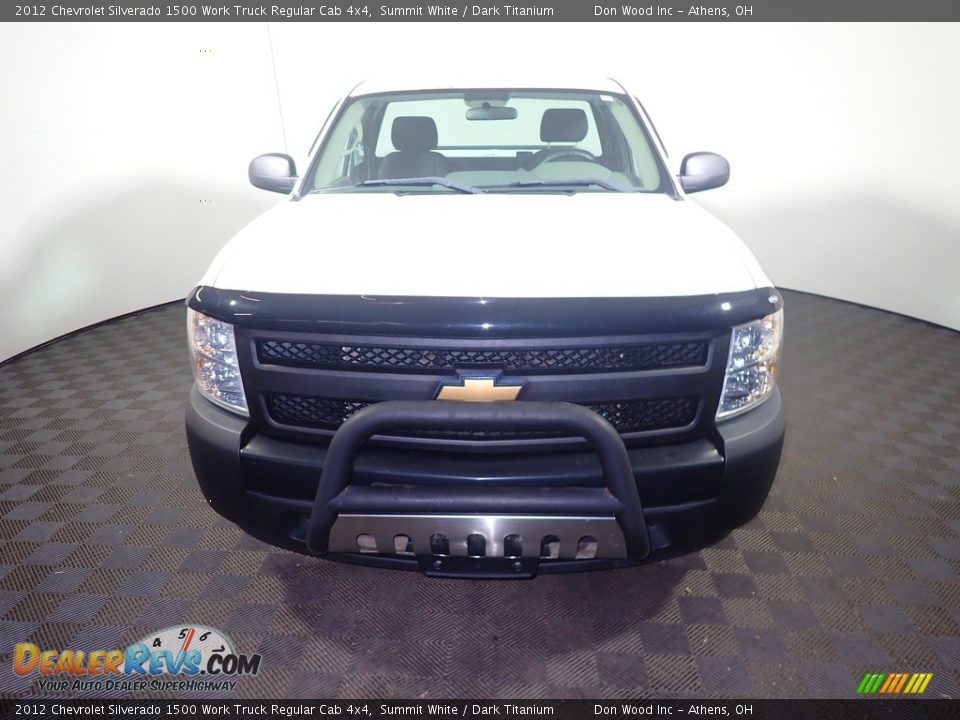 2012 Chevrolet Silverado 1500 Work Truck Regular Cab 4x4 Summit White / Dark Titanium Photo #4