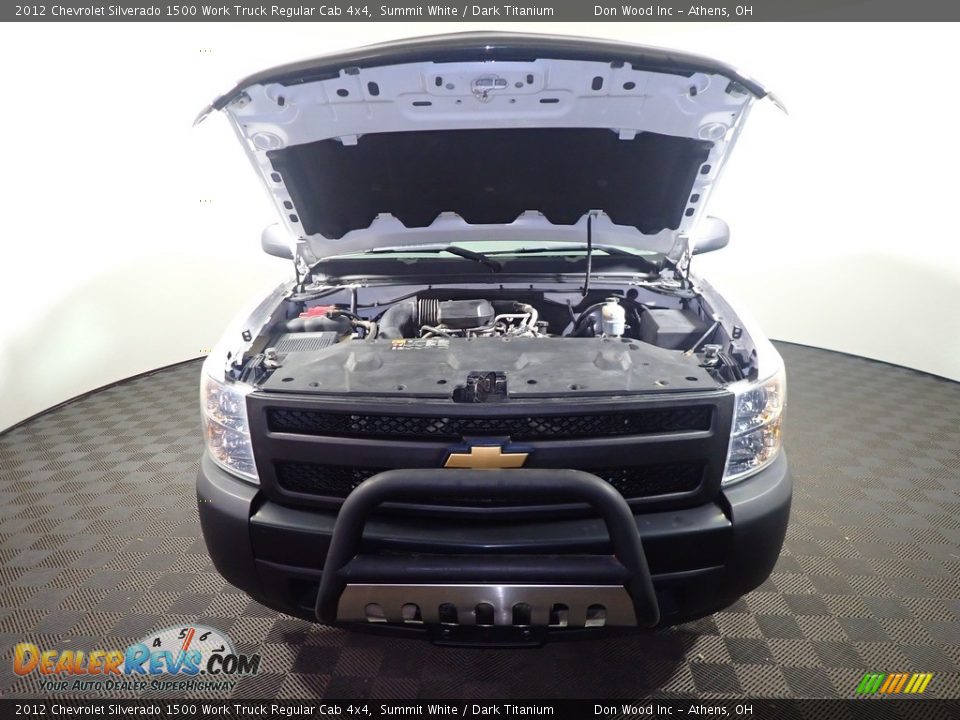 2012 Chevrolet Silverado 1500 Work Truck Regular Cab 4x4 Summit White / Dark Titanium Photo #5