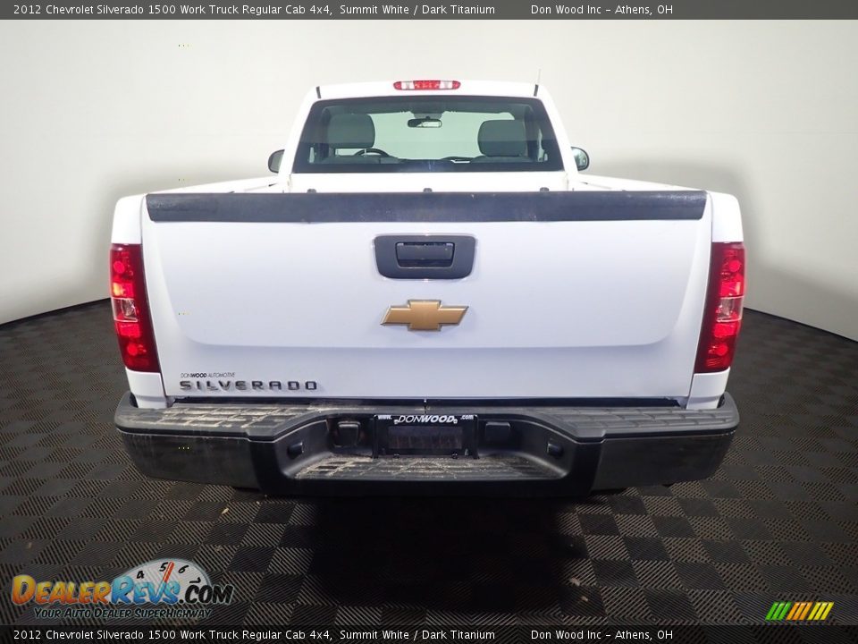 2012 Chevrolet Silverado 1500 Work Truck Regular Cab 4x4 Summit White / Dark Titanium Photo #12