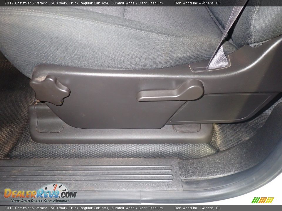 2012 Chevrolet Silverado 1500 Work Truck Regular Cab 4x4 Summit White / Dark Titanium Photo #20