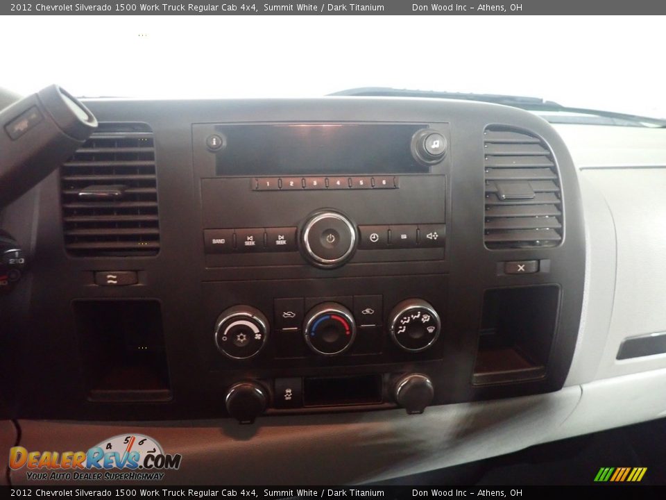 2012 Chevrolet Silverado 1500 Work Truck Regular Cab 4x4 Summit White / Dark Titanium Photo #22
