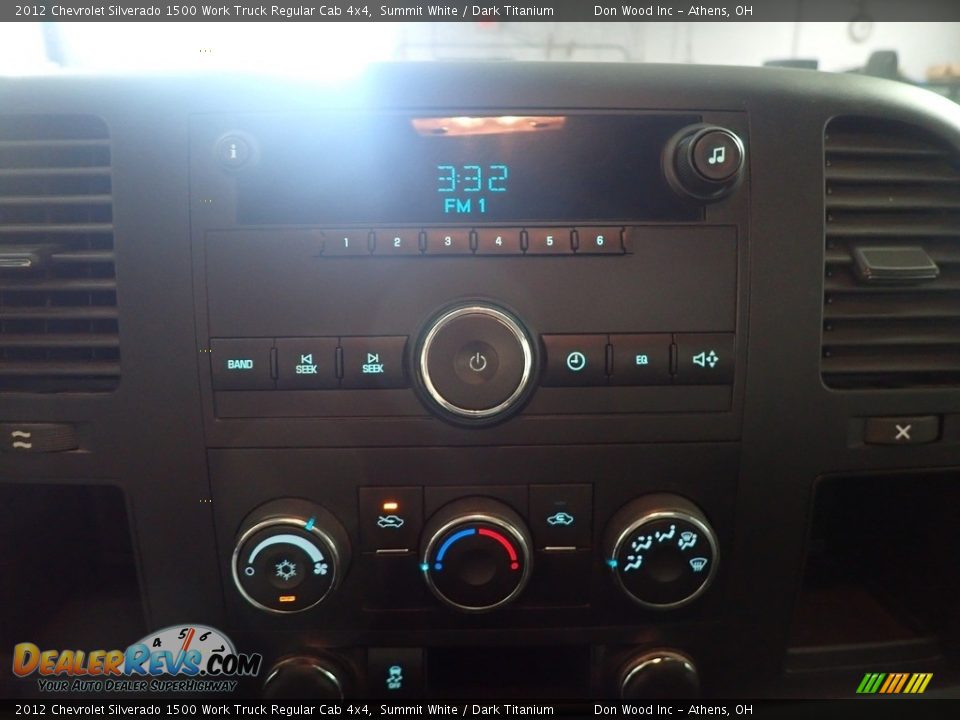 2012 Chevrolet Silverado 1500 Work Truck Regular Cab 4x4 Summit White / Dark Titanium Photo #23