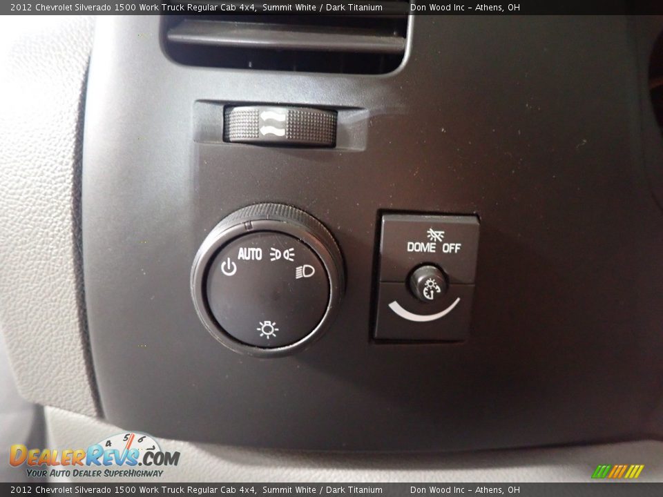 2012 Chevrolet Silverado 1500 Work Truck Regular Cab 4x4 Summit White / Dark Titanium Photo #27