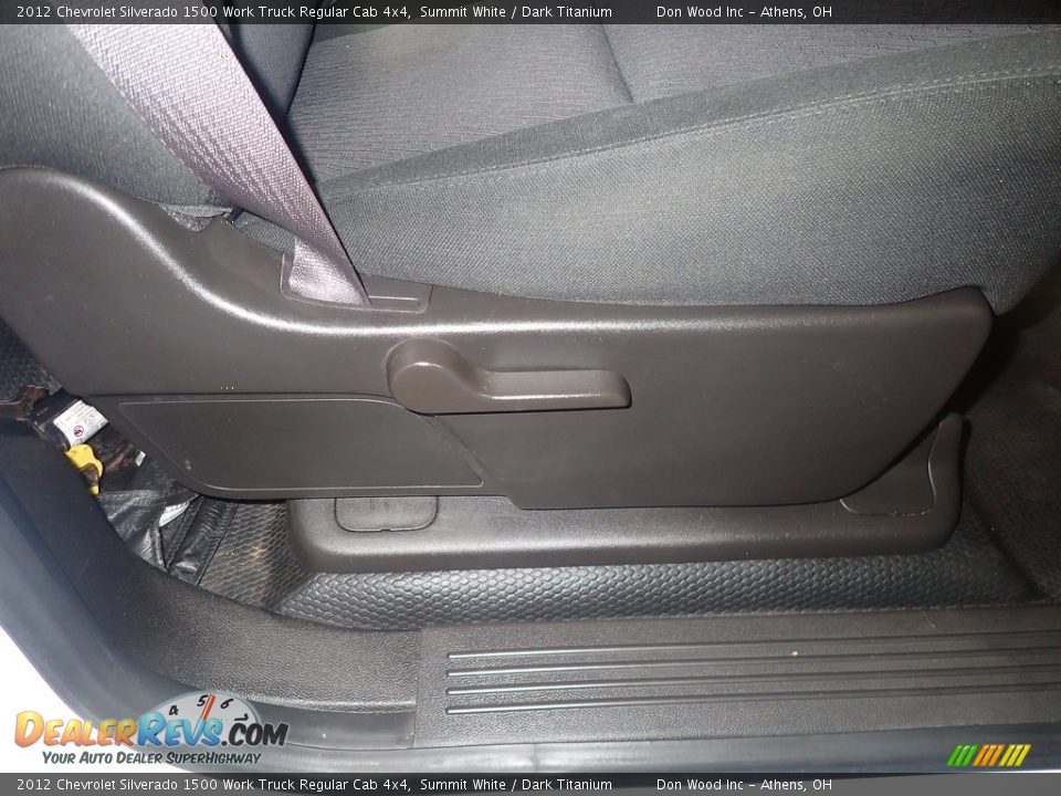 2012 Chevrolet Silverado 1500 Work Truck Regular Cab 4x4 Summit White / Dark Titanium Photo #31
