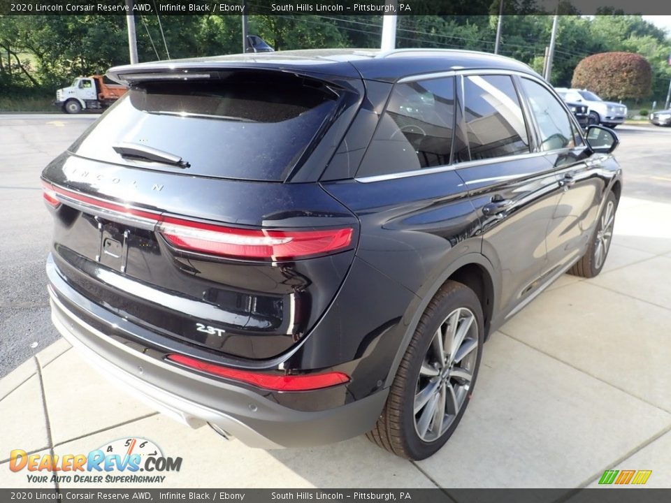 2020 Lincoln Corsair Reserve AWD Infinite Black / Ebony Photo #6