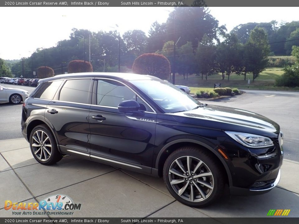 2020 Lincoln Corsair Reserve AWD Infinite Black / Ebony Photo #7