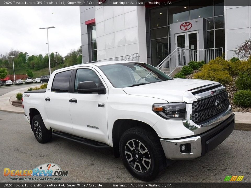 2020 Toyota Tundra SR5 CrewMax 4x4 Super White / Graphite Photo #1