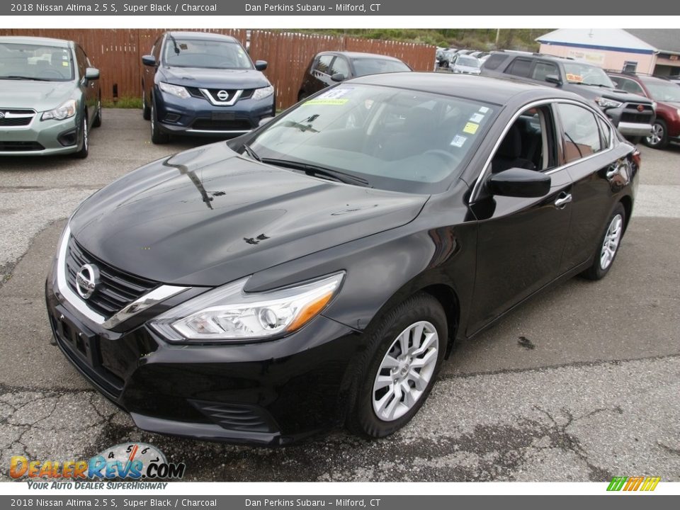 2018 Nissan Altima 2.5 S Super Black / Charcoal Photo #1