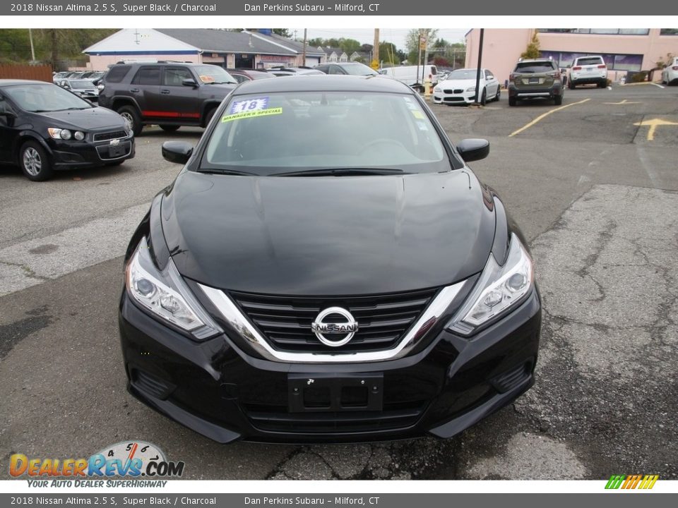 2018 Nissan Altima 2.5 S Super Black / Charcoal Photo #2