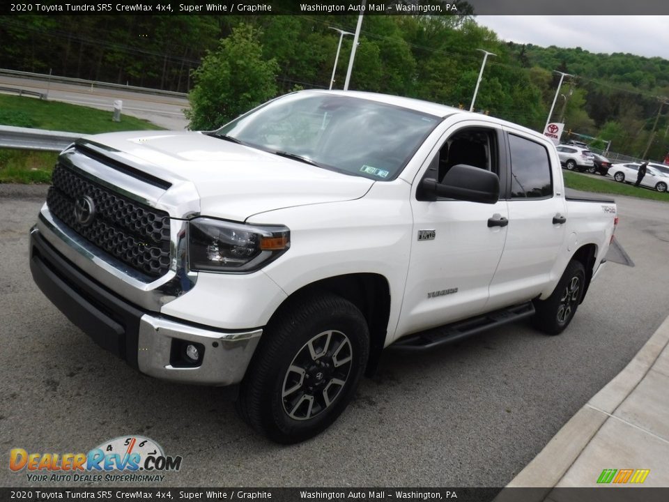 2020 Toyota Tundra SR5 CrewMax 4x4 Super White / Graphite Photo #12