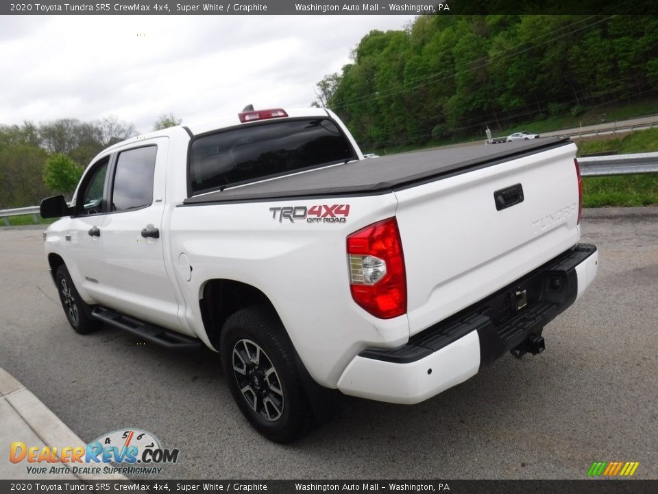 2020 Toyota Tundra SR5 CrewMax 4x4 Super White / Graphite Photo #14