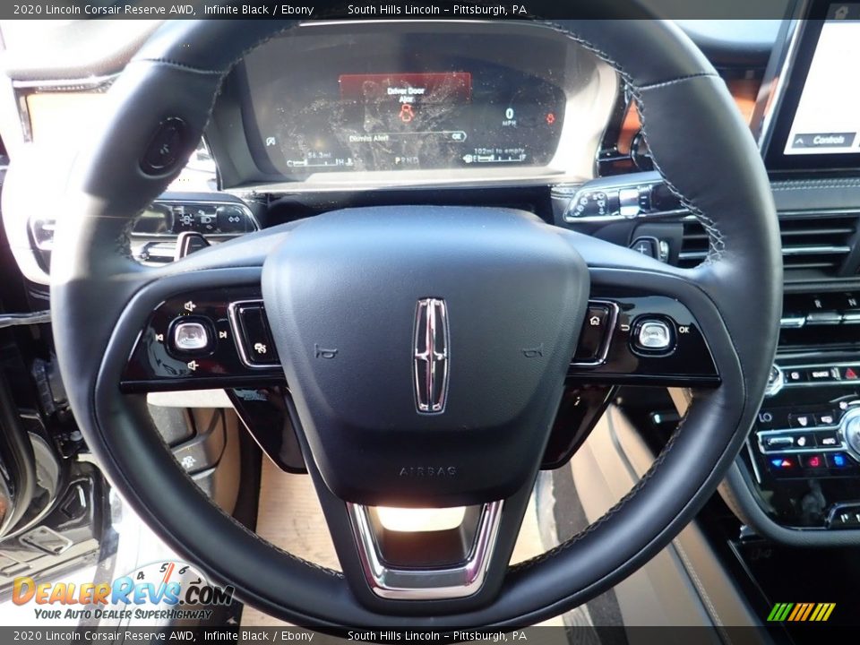 2020 Lincoln Corsair Reserve AWD Infinite Black / Ebony Photo #20