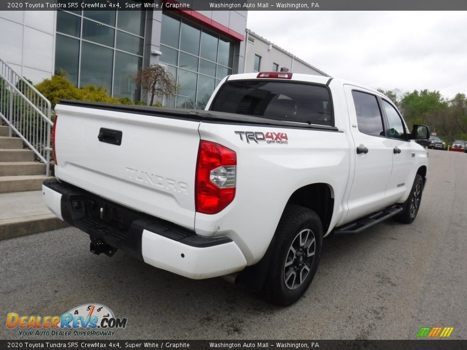 2020 Toyota Tundra SR5 CrewMax 4x4 Super White / Graphite Photo #16