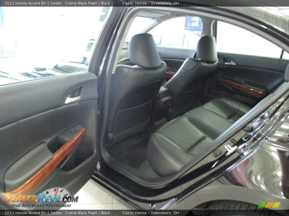 2011 Honda Accord EX-L Sedan Crystal Black Pearl / Black Photo #20