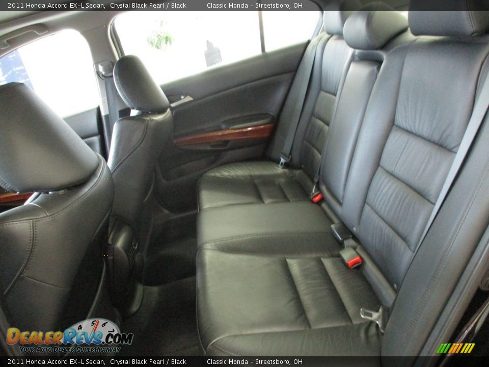 2011 Honda Accord EX-L Sedan Crystal Black Pearl / Black Photo #21